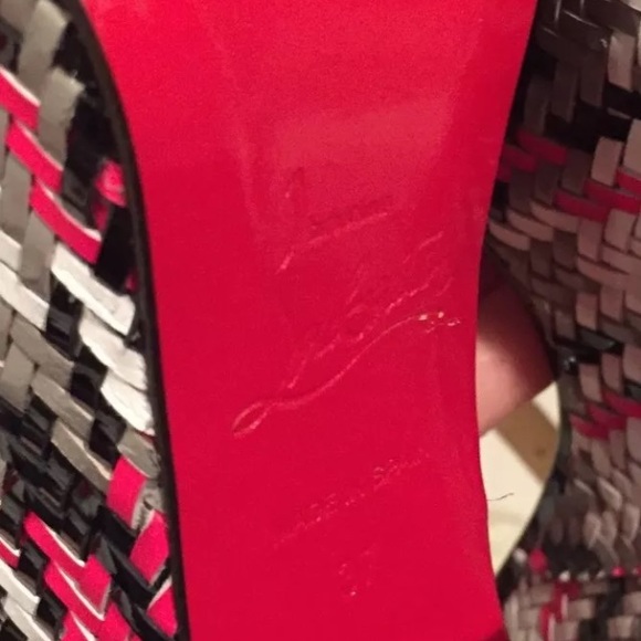 Christian Louboutin Bella Tige sandals pumps 37 - Picture 7 of 8